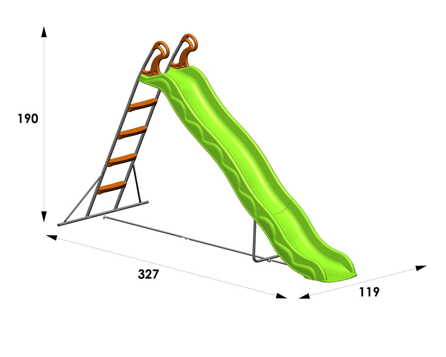 Toboggan Actou 3 m Trigano enfants des 3 ans - Image 3