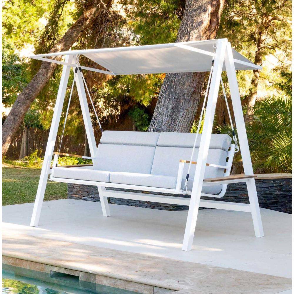 Balancelle de jardin en aluminium Artola - Image 2