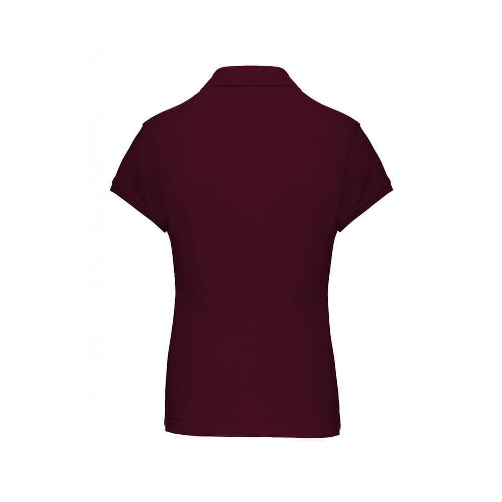 Polo de travail femme Kariban 100% coton Bordeaux L - Image 2