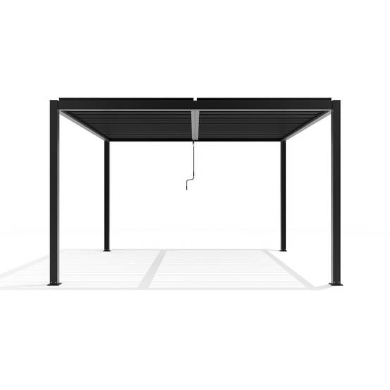 Pergola bioclimatique autoportante aluminium anthracite 12 m² X-METAL - Image 7