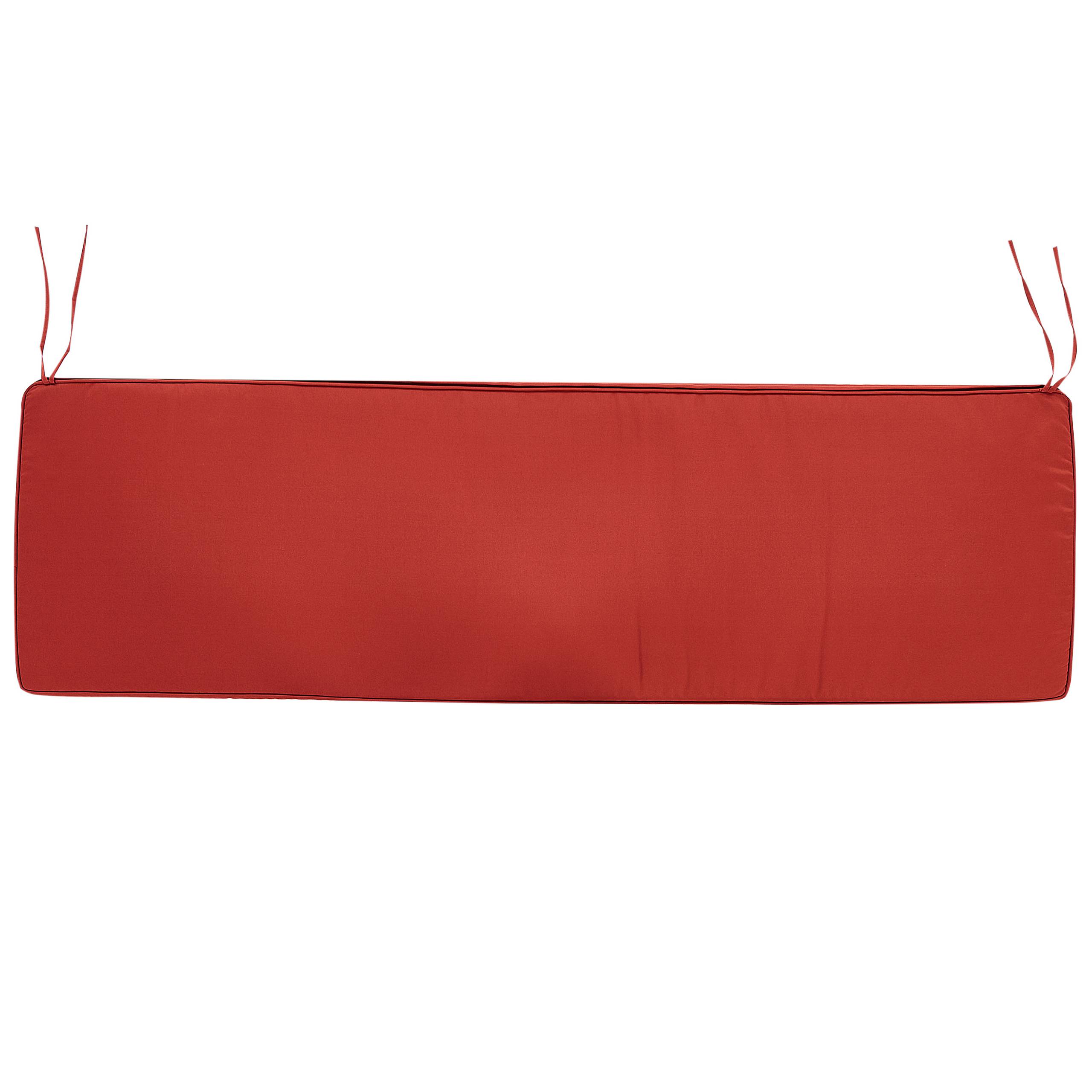 Beliani - Coussin d'assise d'extérieur Polyester Rouge foncé VIVARA - Beliani - Imagen 6