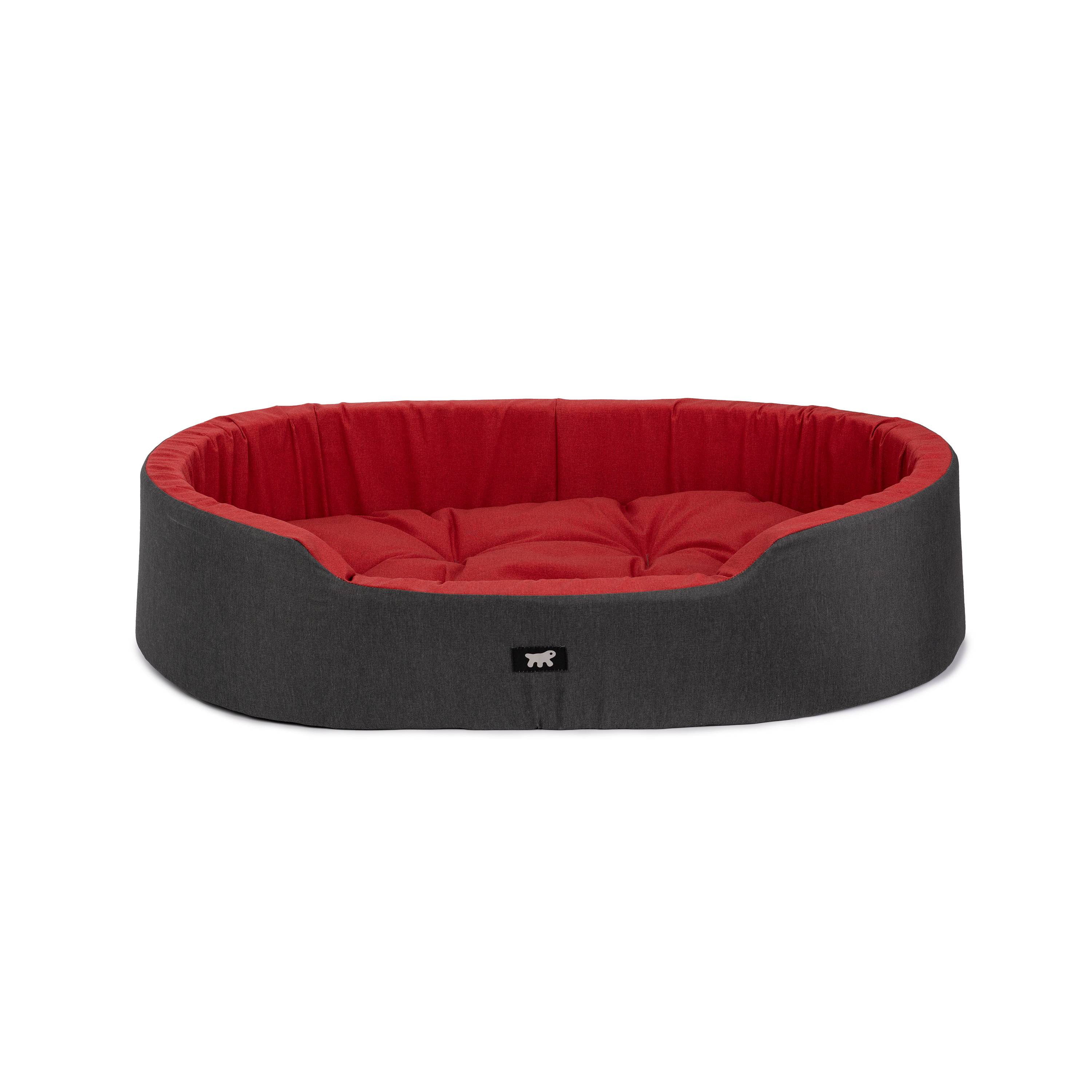 Ferplast - Ferplast Panier Chien Dandy, Coussin Amovible et Lavable, Housse en Coton avec Rembourrage Doux, Lit pour Chiens de Grande Taille, 110 x 70 x H 23 cm, - Imagen 1