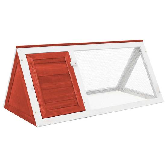 Vidaxl - Clapier Rouge Bois vidaXL 170854 - Imagen 1