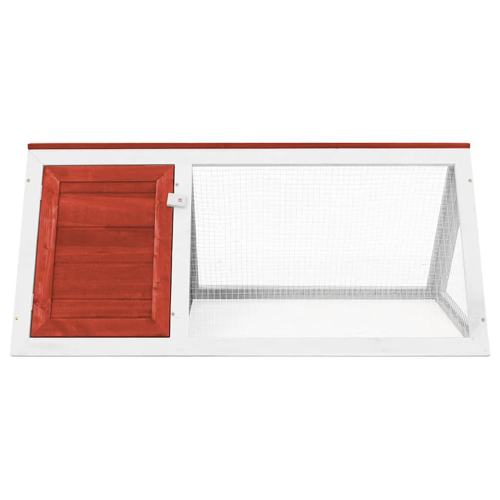 Vidaxl - Clapier Rouge Bois vidaXL 170854 - Imagen 2