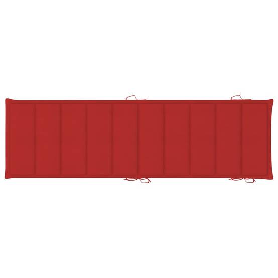 Lot de 2 Bain de soleil - Transats - Chaises longues avec table et coussins Acacia solide - MEUBLE PRO-JU6689 - Image 10