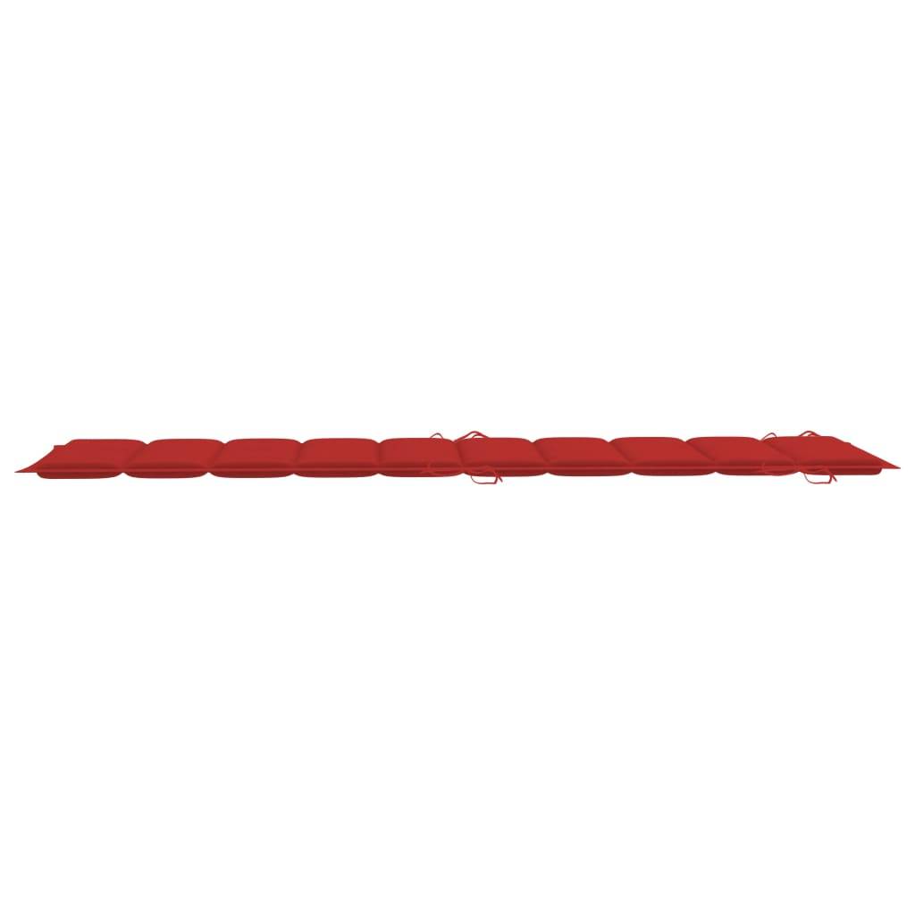 Lot de 2 Bain de soleil - Transats - Chaises longues avec table et coussins Acacia solide - MEUBLE PRO-JU6689 - Image 9