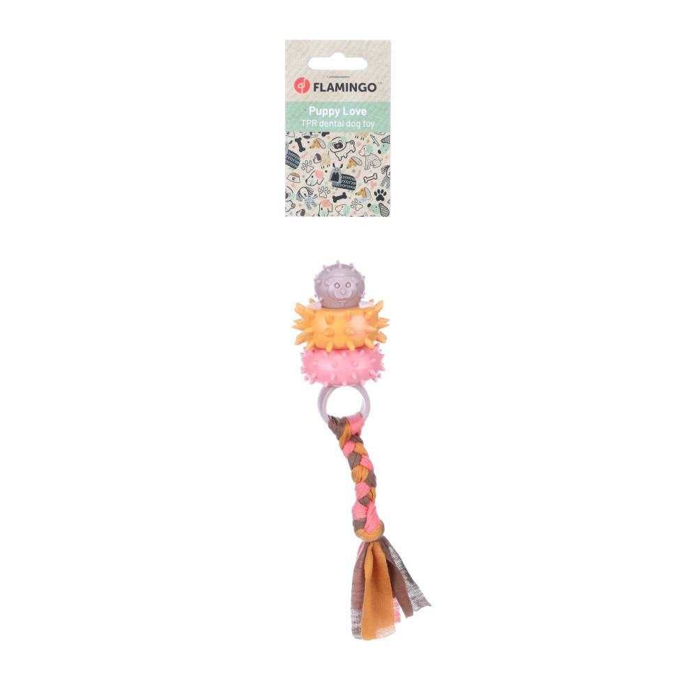 Flamingo - jeux Bunty Anneau Taupe ø 5.7 x 20 cm pour Chiot - Imagen 2