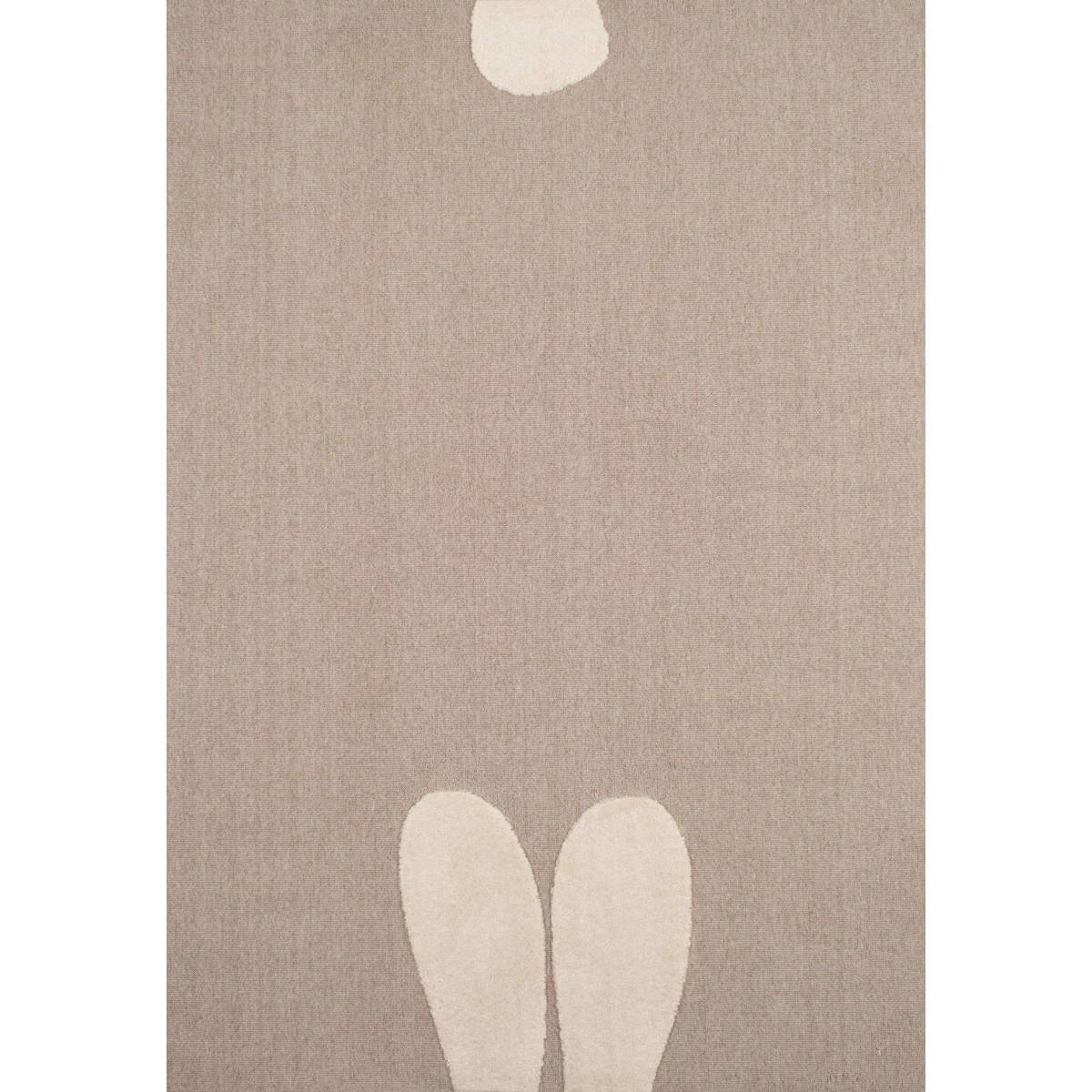 Jardindeco - Tapis intérieur en polyester Fantine lapin 170 x 120 cm - Imagen 1
