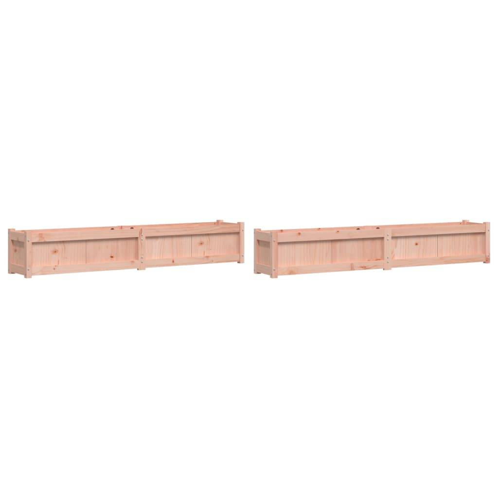 Maison Chic - Lot de 2 Jardinières - Bac à Fleurs - Pot De Fleurs bois massif douglas - Imagen 1