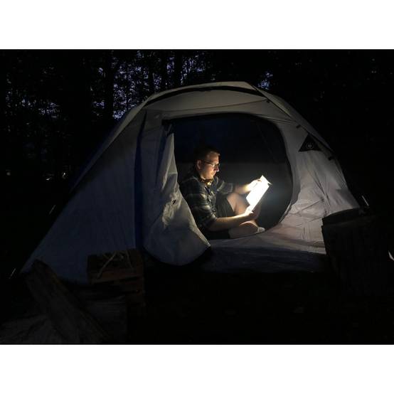 Lampe de cou à Led rechargeable 300 Lumens Chargeur USB Portée 25 m Etanche IPX6 CAT - Imagen 8