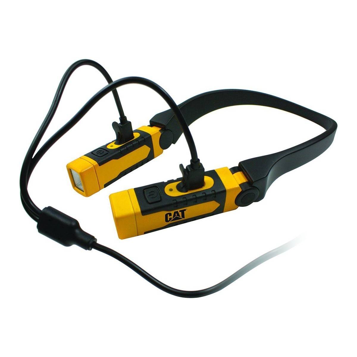 Lampe de cou à Led rechargeable 300 Lumens Chargeur USB Portée 25 m Etanche IPX6 CAT - Imagen 2