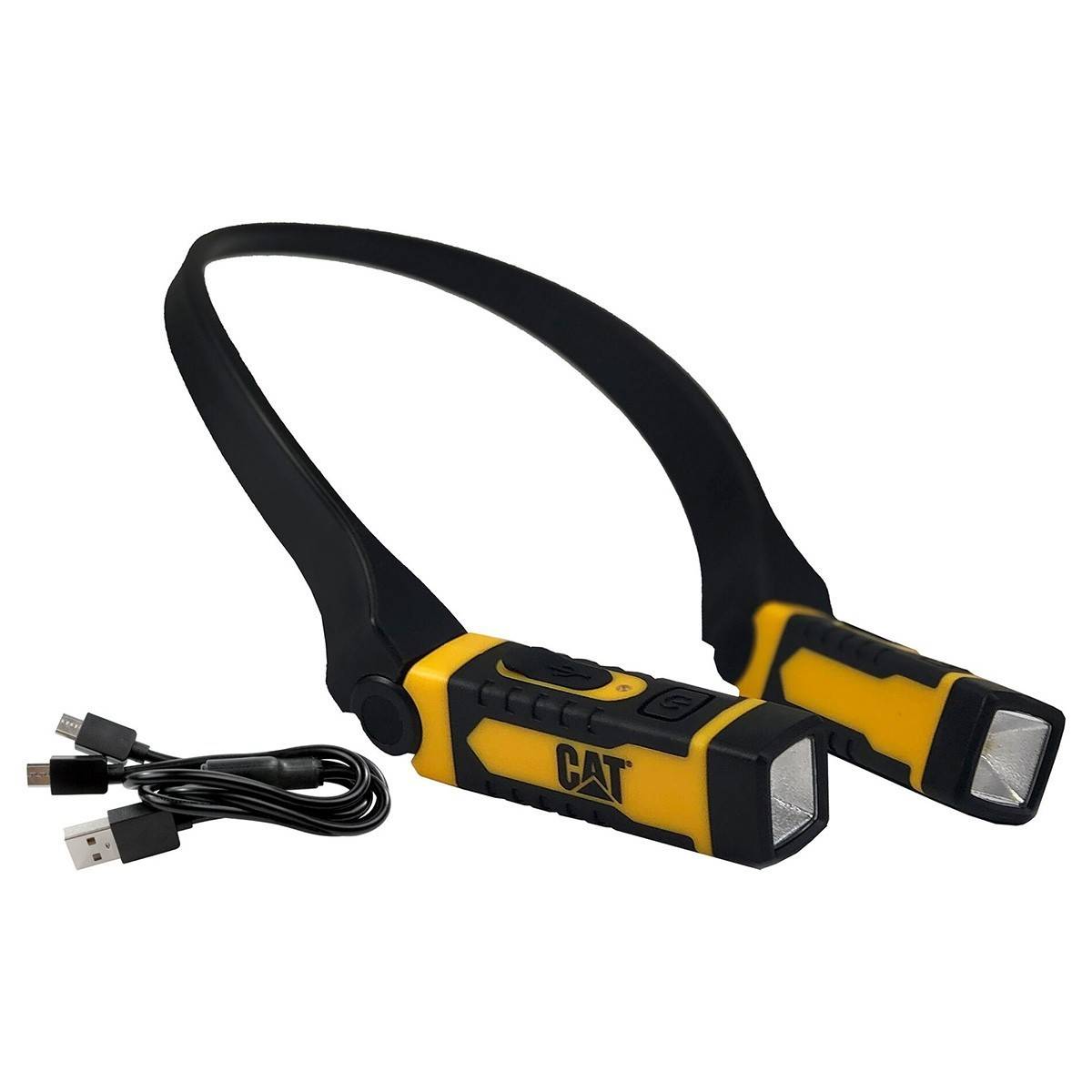 Lampe de cou à Led rechargeable 300 Lumens Chargeur USB Portée 25 m Etanche IPX6 CAT - Imagen 1