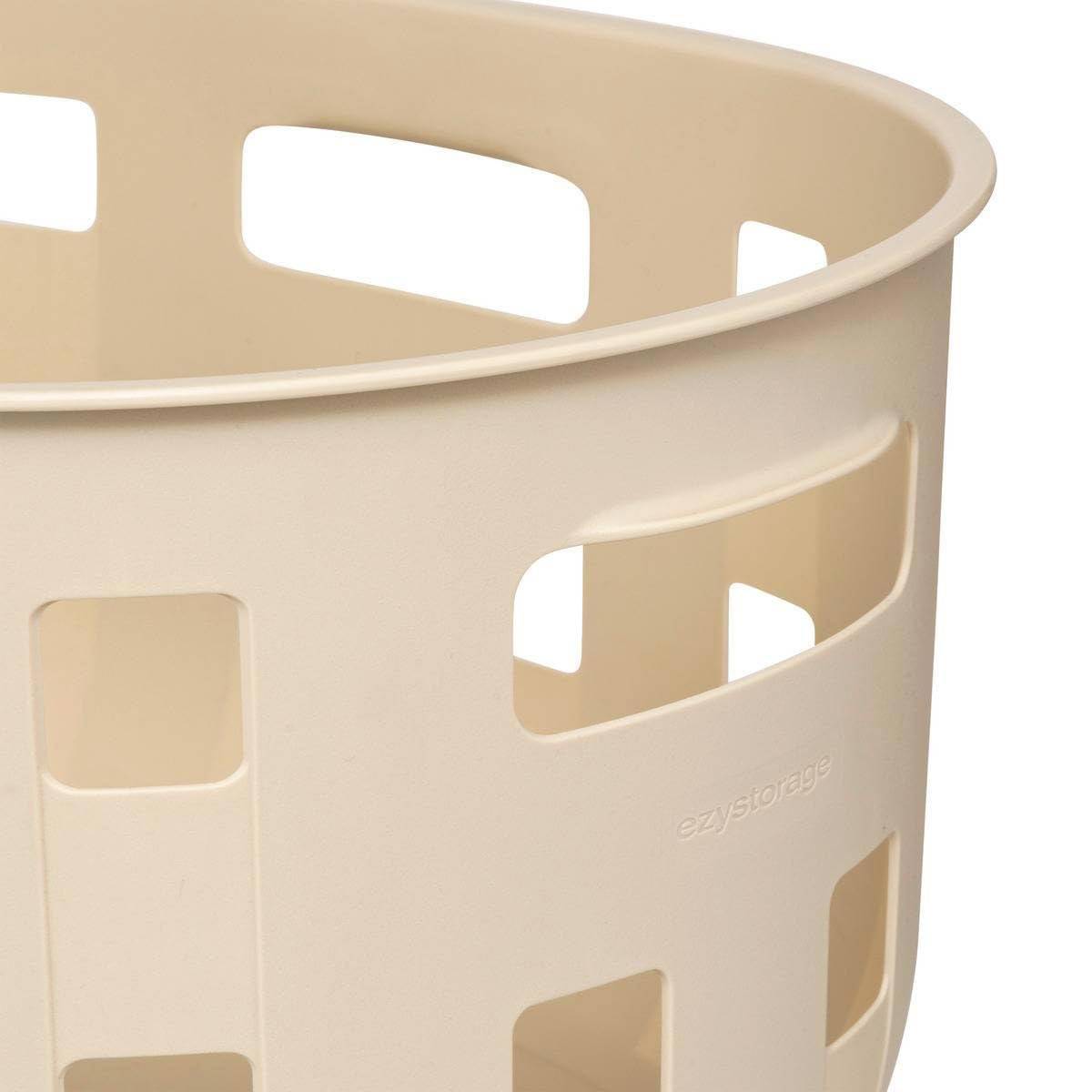 Corbeille à Linge Ajourée "Harmony" 50L Beige - Image 2