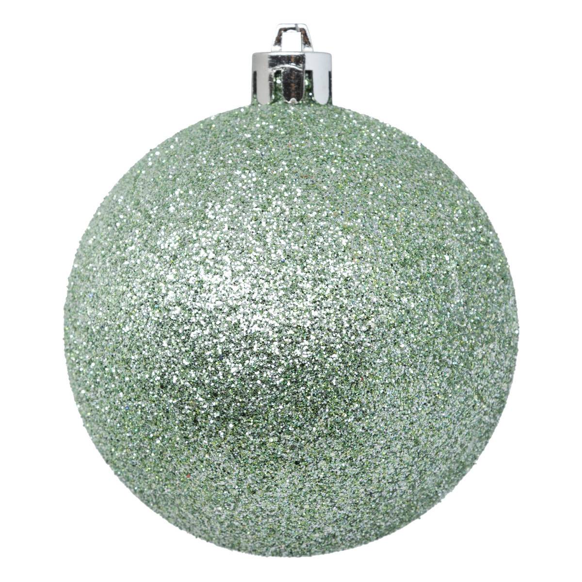 Atmosphera - Kit de 18 Boules de Noël vert amande ATMOSPHERA CREATEUR D'INTERIEUR - Imagen 7