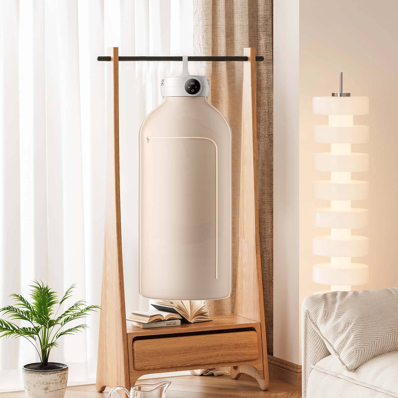 VEVOR Sèche-linge électrique portable 600 W, sac séchage, chauffage PTC. Pliable. - Image 8