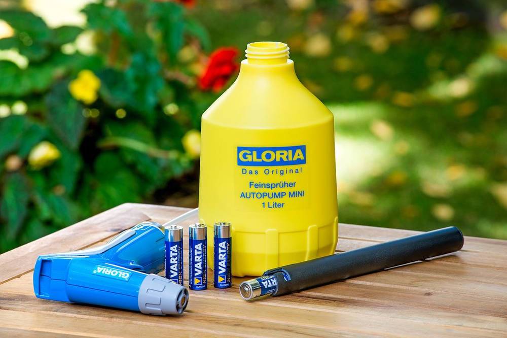 Gloria - Mini pulvérisateur à pompe électrique sur piles - 1 L Gloria - Imagen 4