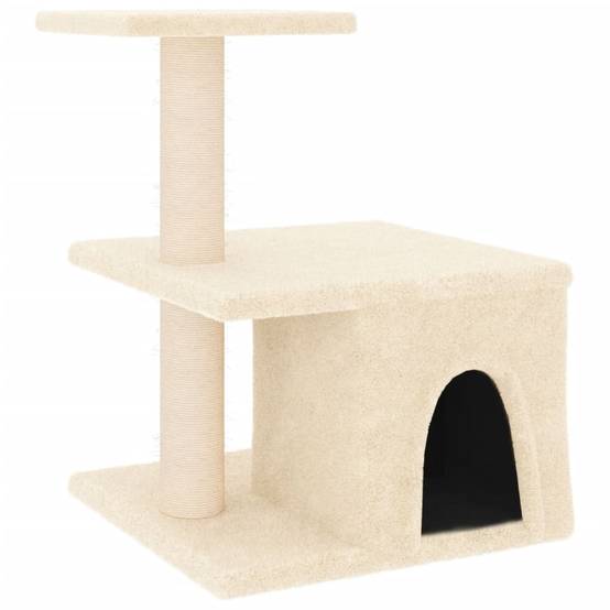 Vidaxl - Arbre à chat avec griffoirs en sisal crème 48 cm vidaXL 171786 - Image 2