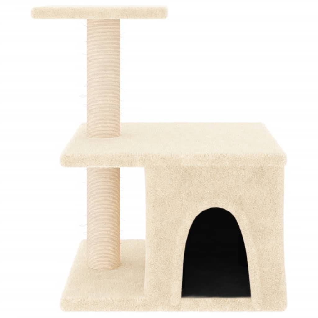 Vidaxl - Arbre à chat avec griffoirs en sisal crème 48 cm vidaXL 171786 - Image 4