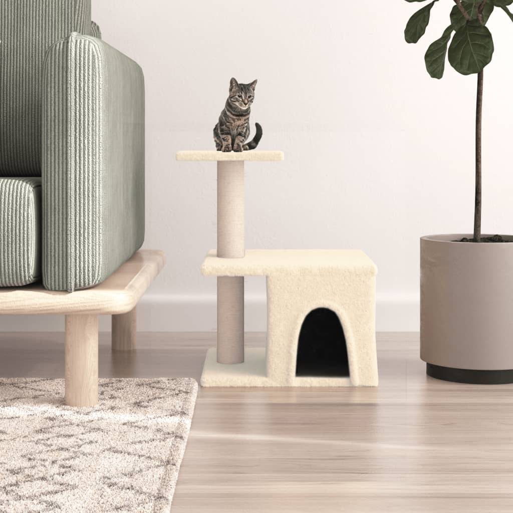 Vidaxl - Arbre à chat avec griffoirs en sisal crème 48 cm vidaXL 171786 - Image 1