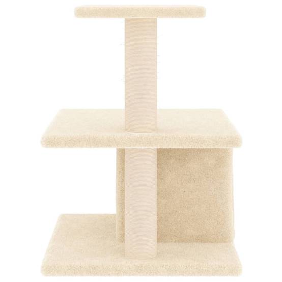 Vidaxl - Arbre à chat avec griffoirs en sisal crème 48 cm vidaXL 171786 - Image 6