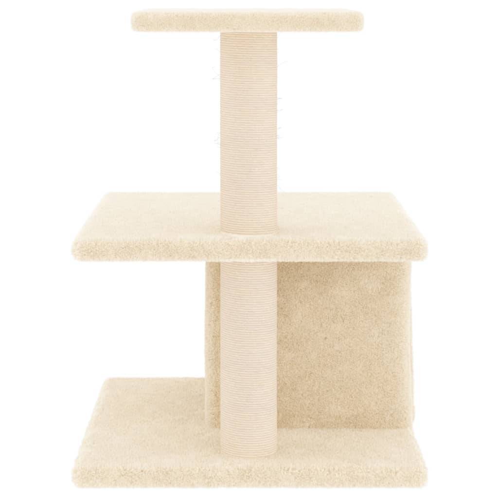Vidaxl - Arbre à chat avec griffoirs en sisal crème 48 cm vidaXL 171786 - Image 6