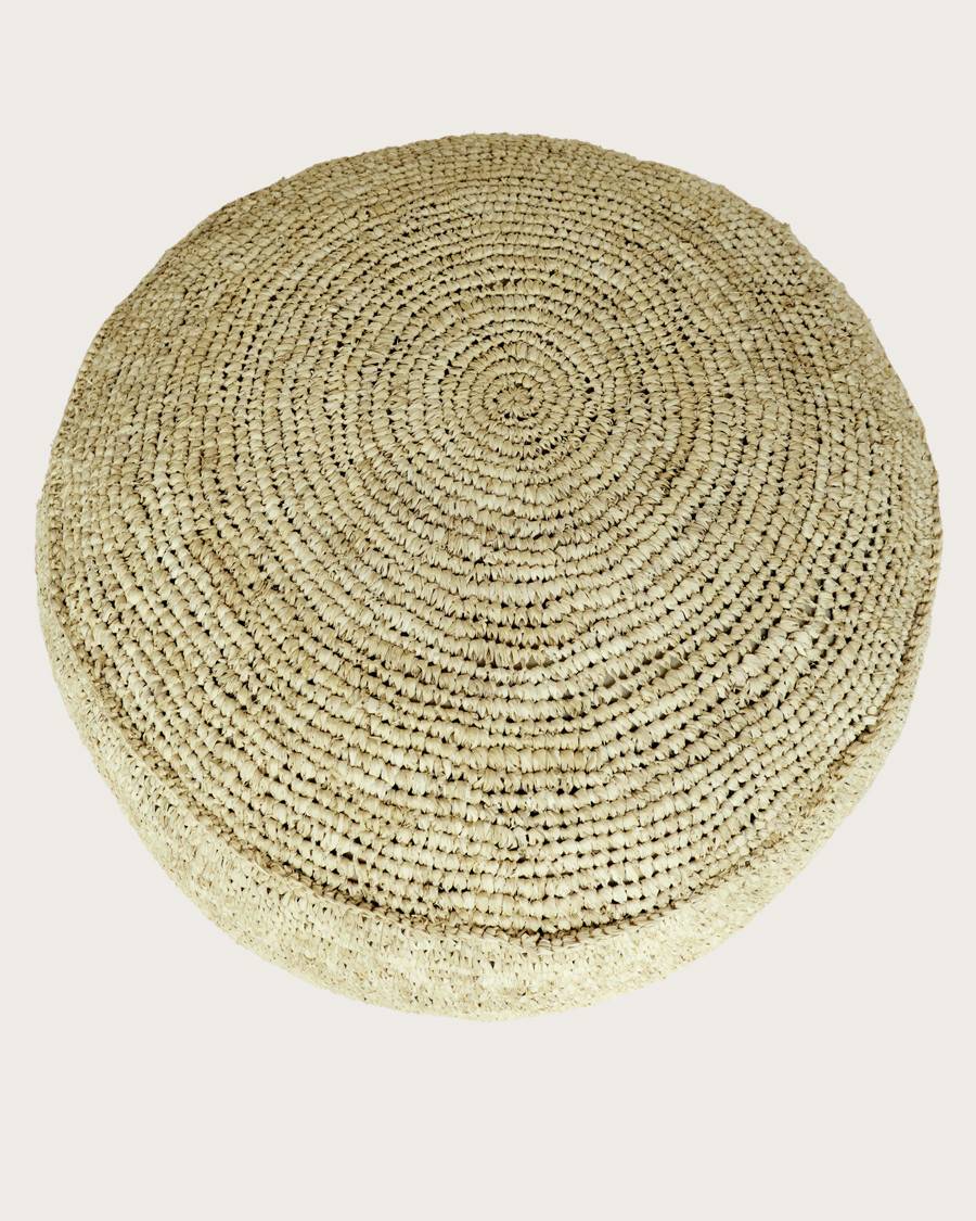 Rina - Pouf en Raffia - UNIQKA - Imagen 4