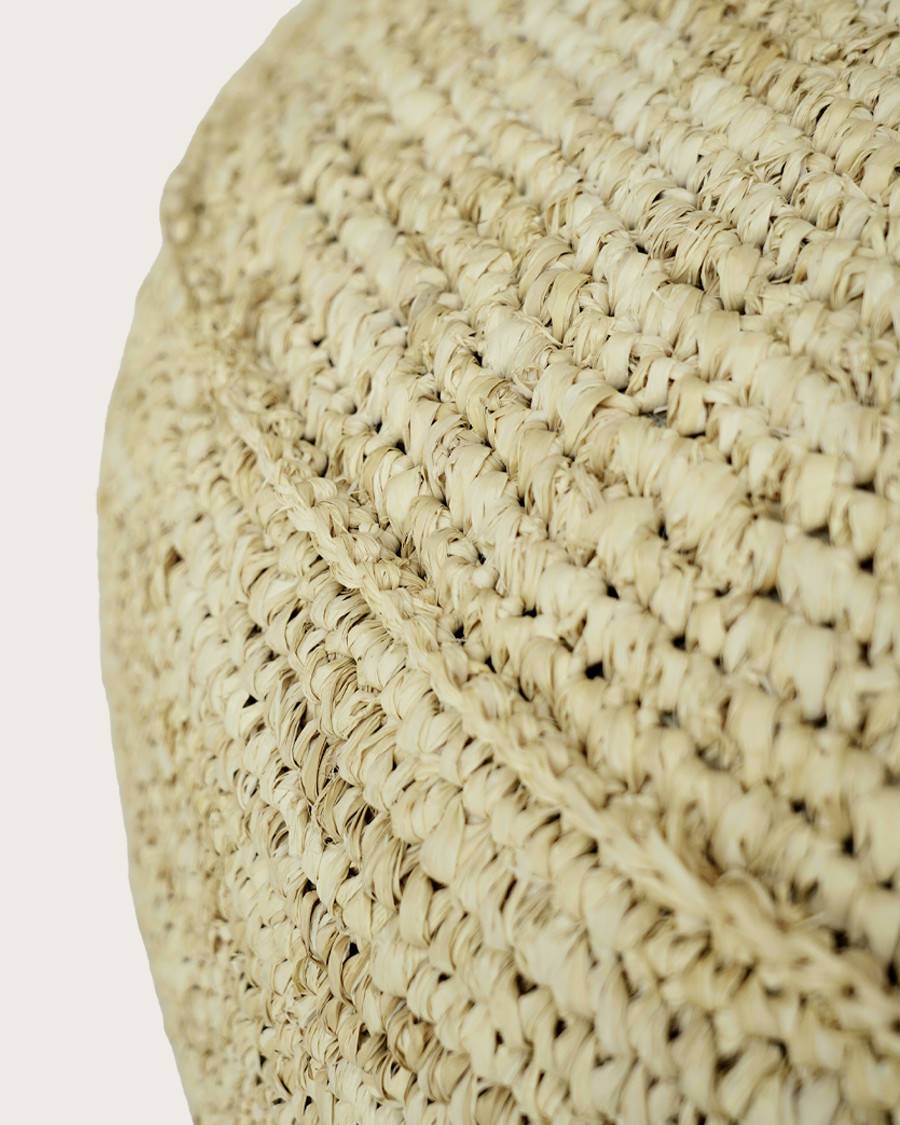 Rina - Pouf en Raffia - UNIQKA - Imagen 5