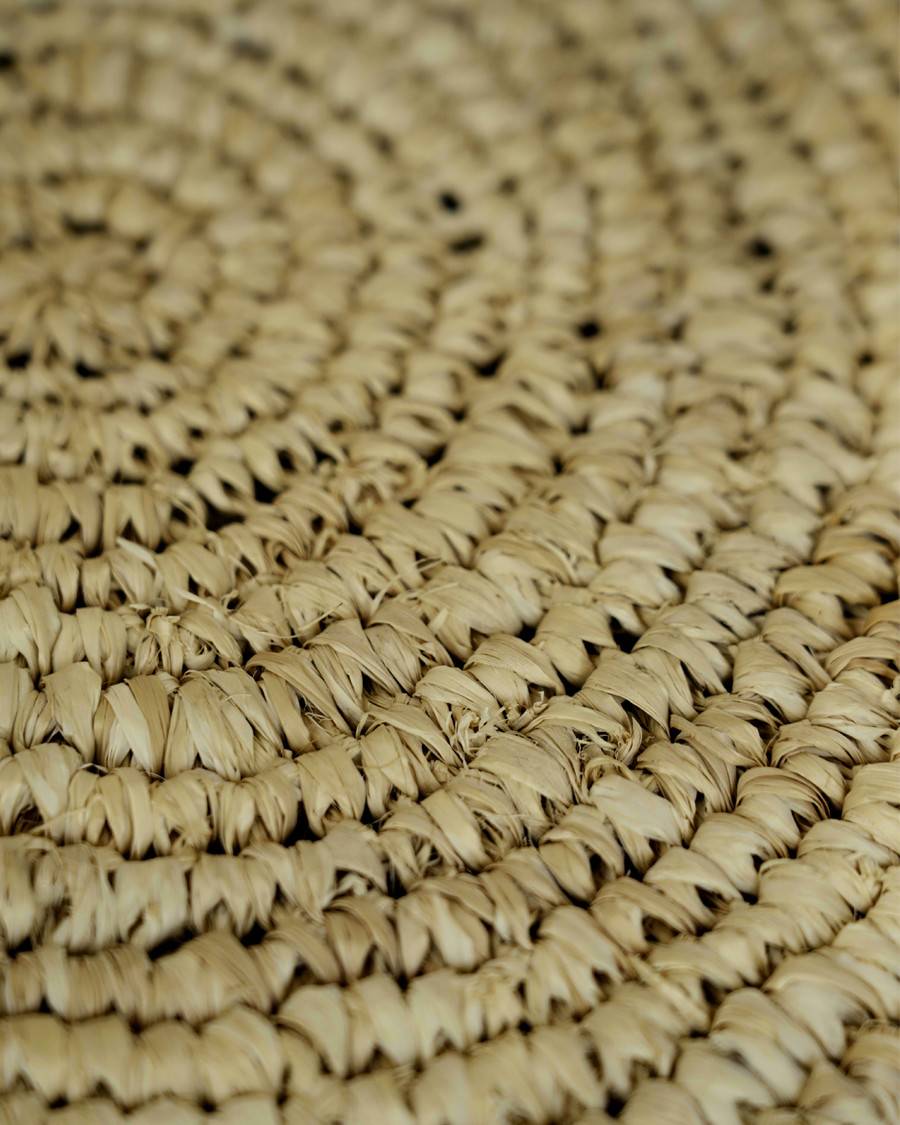 Rina - Pouf en Raffia - UNIQKA - Imagen 3