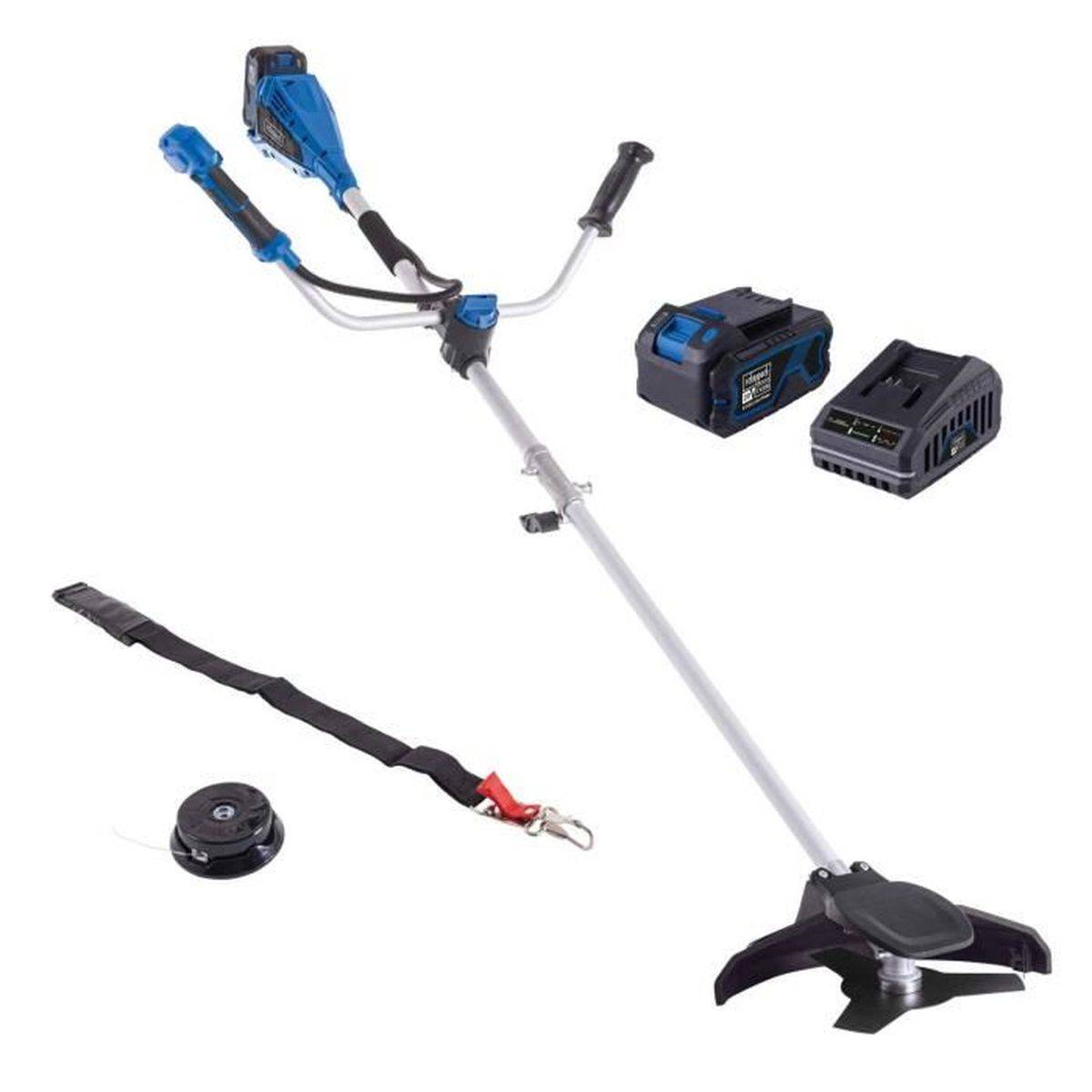 Scheppach - Coupe-bordures débroussailleuse 2 en 1 sans fil 20 V 4 Ah brushless 330 mm - SCHEPPACH - Image 1