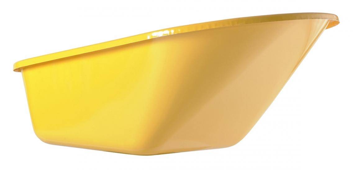 Haemmerlin - Caisse de brouette peinte jaune 110 L - 4 trous Haemmerlin