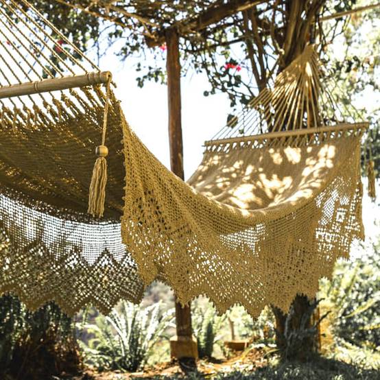 Hamac Del Sol - Hamac à barre Deluxe León L Beige- Hamac del Sol - Image 2