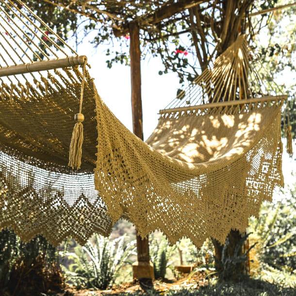 Hamac Del Sol - Hamac à barre Deluxe León L Beige- Hamac del Sol - Image 2