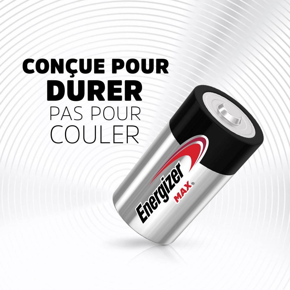 Energizer - Lot de 2 piles alcaline lr20 d Max, 1.5 V, ENERGIZER - Image 3