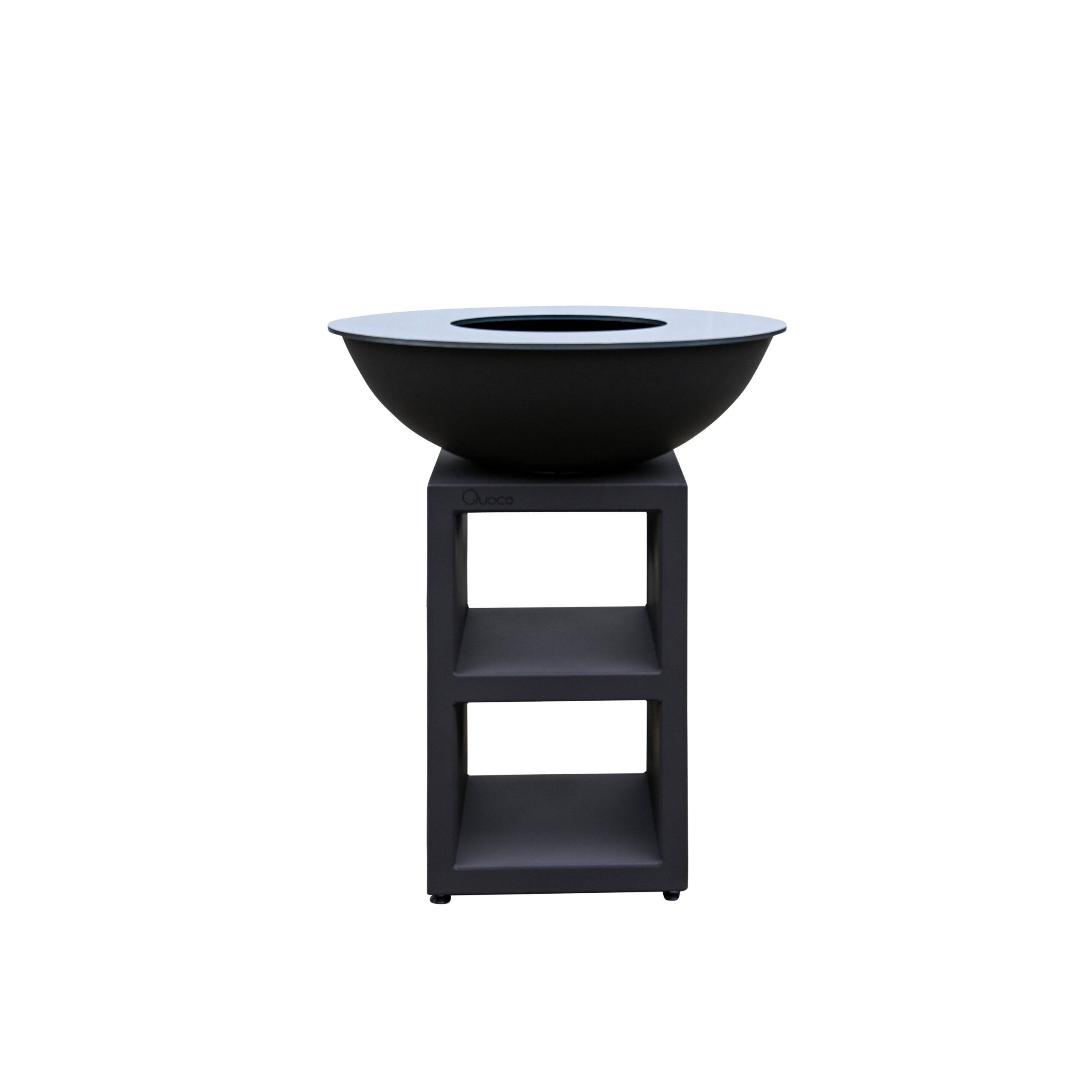 Brasero Piatto Medium Noir diam84 - Quoco - Image 1