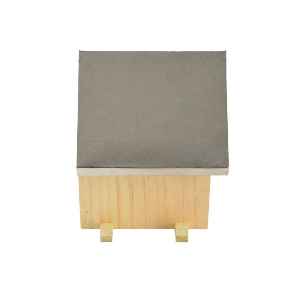 Animallparadise - Maison à abeilles carrée, hauteur 18 cm en bois - Imagen 7
