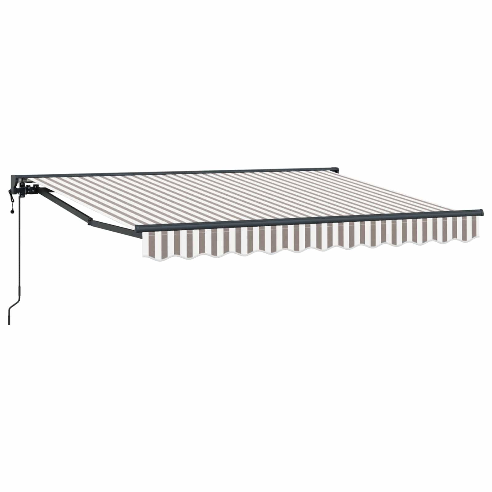 ComfortXL - Store banne électrique polyester aluminium patio ombrage 3x2.5m Gris clair - ComfortXL Outdoor Living - Image 2