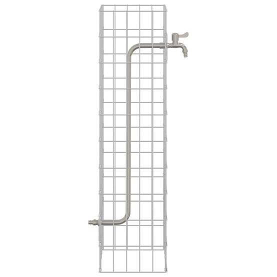 PANGIVO - Robinet gabion acier inoxydable argenté 25 x 25 x 100 cm - PANGIVO - Image 7