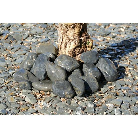 Gros Galet NOIR Mat 100-200 - pack 10 Galet - Image 5