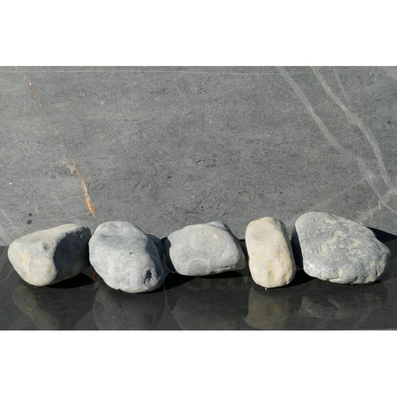Gros Galet NOIR Mat 100-200 - pack 10 Galet - Image 7