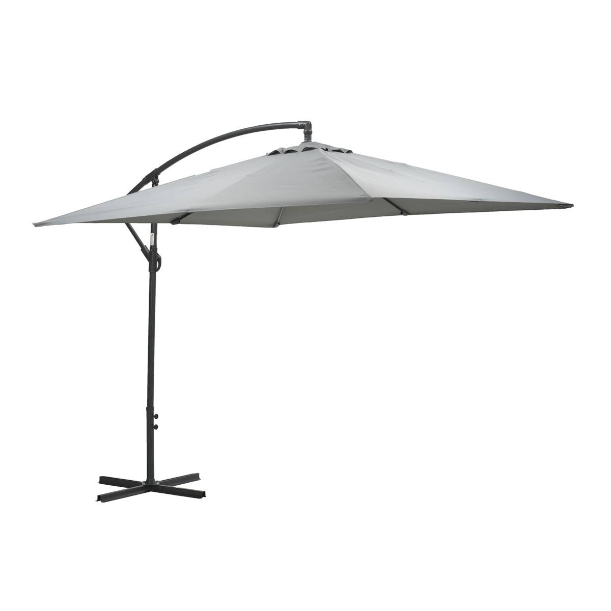 Garden Impressions - Parasol Corfu - 250 x 250 - gris claire - Garden Impressions - Imagen 1