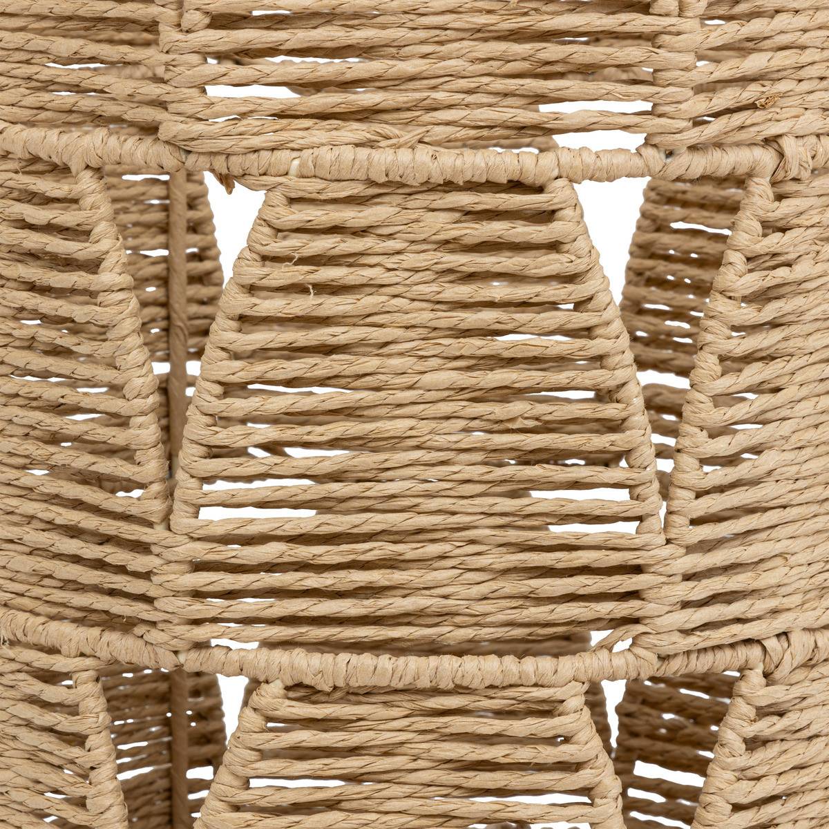 Lot de 2 Paniers de rangement Beige D 28 et D 23 cm - Imagen 4