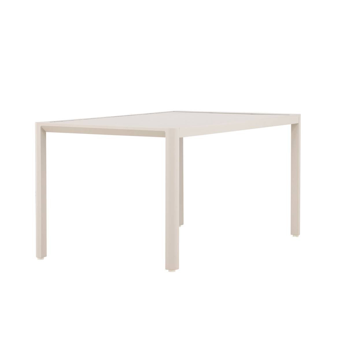 Paris Prix - Table de Jardin "Giardini" 150cm Beige - Image 4
