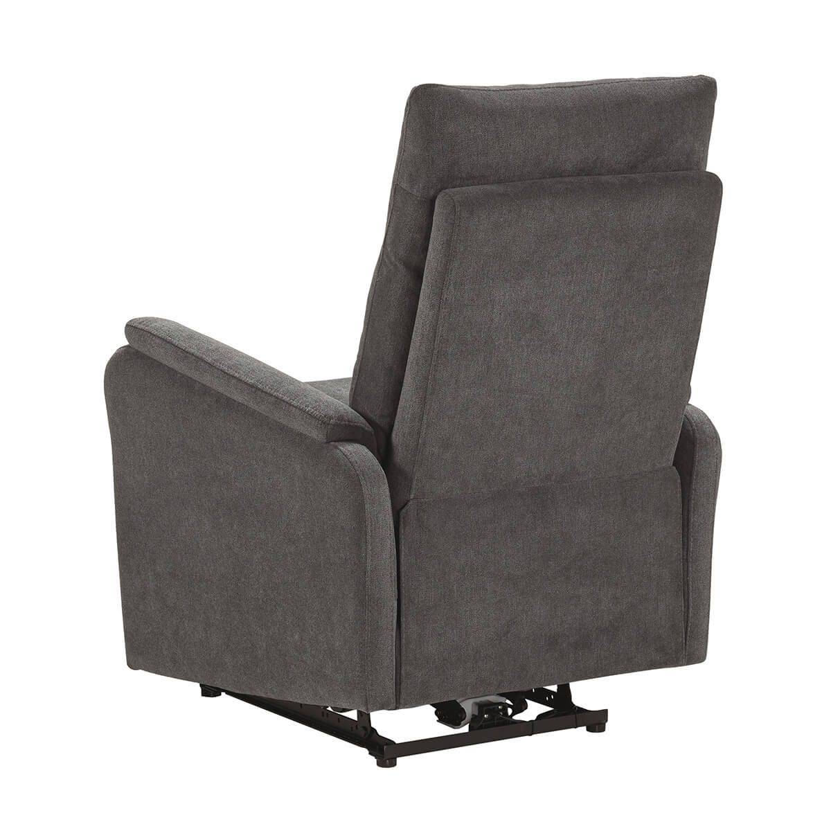 Fauteuil Relax Electrique Tissu Gris foncé - ALCANTAR - Image 8