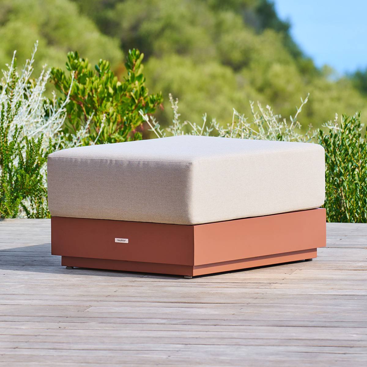 Hesperide - Pouf de jardin Allure acajou - Hespéride - Image 1