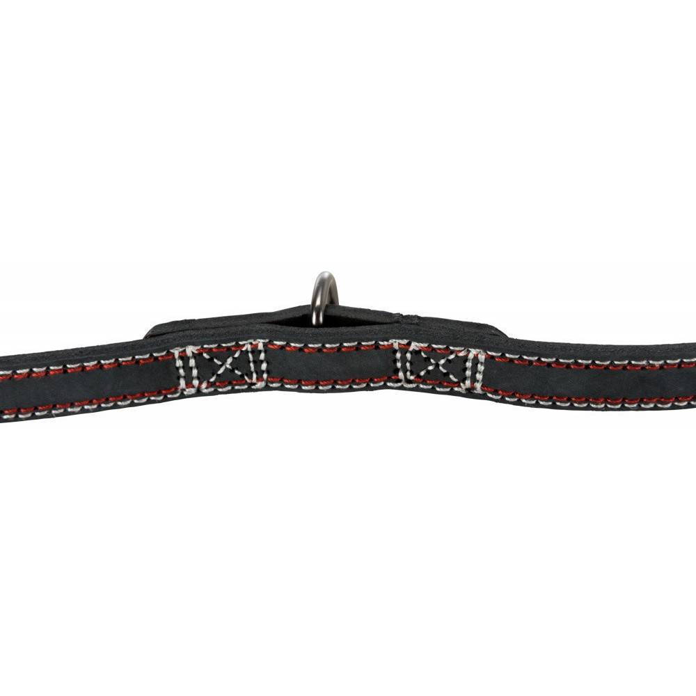 Trixie - Trixie - Laisse 15 mm x  2 M en cuir réglable. anthracite. pour chien - Image 3