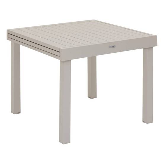 Hesperide - Table de jardin extensible "Piazza" argile 8 places en aluminium traité en epoxy Hespéride - Image 2