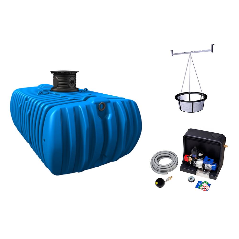 4Rain - Kit cuve à enterrer Habitat Premium FLAT, Contenance 5000 L - Imagen 3