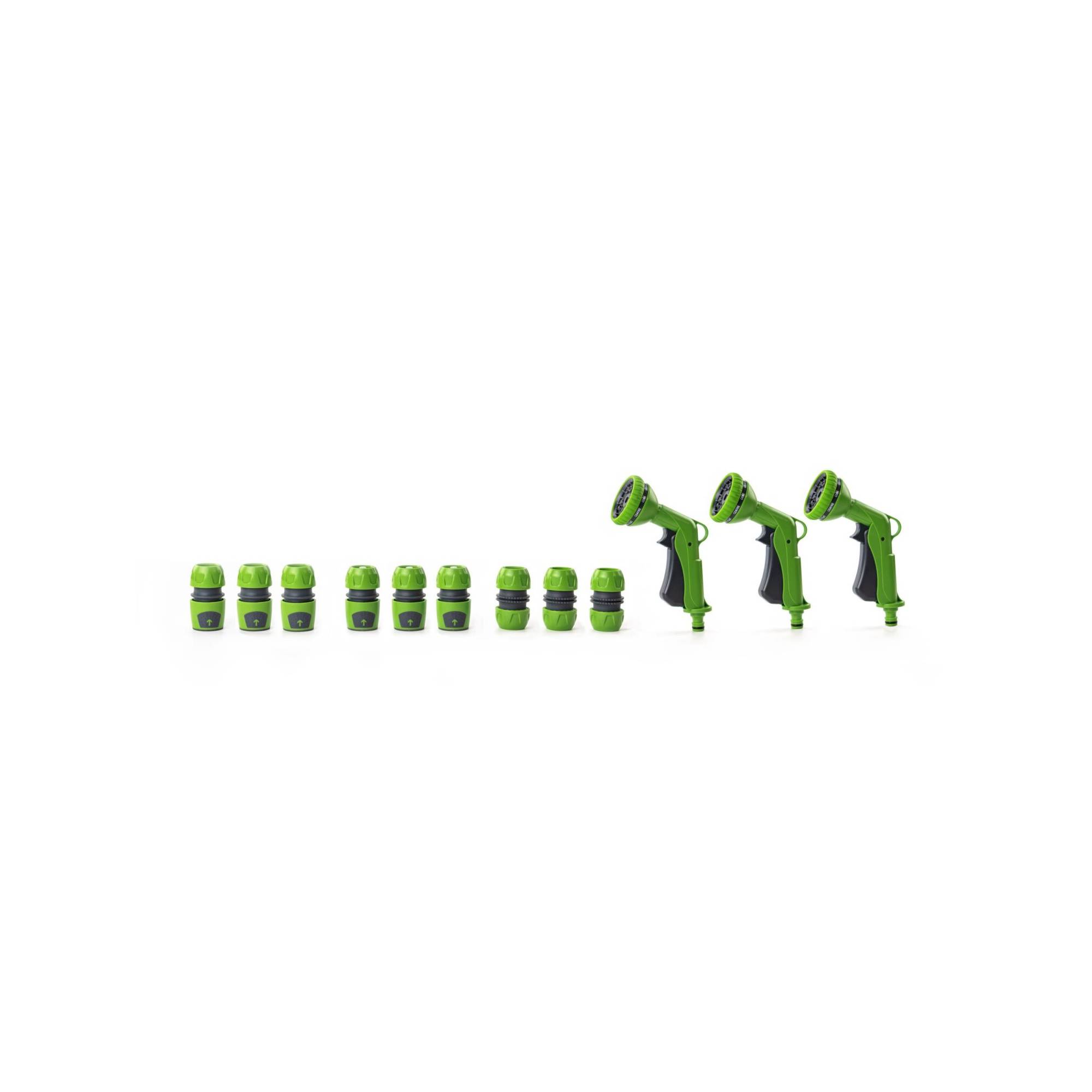Lot d'accessoires d'arrosage - Suan - Contient 9 connecteurs et 3 pistolets 10 jets - Imagen 1