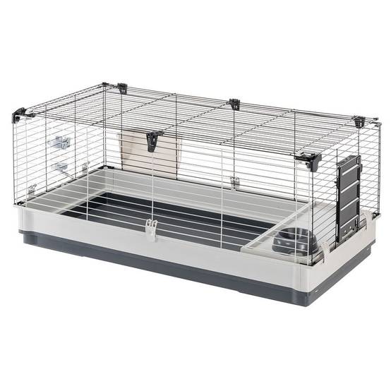 Ferplast - FERPLAST - Cage Cochon d'Inde - Cage Lapin - Maison Lapin - Clapier Lapin - accessoires inclus - Ouvrant et modulable 120 x 60 xh 50 CM - Krolik XL - Imagen 1