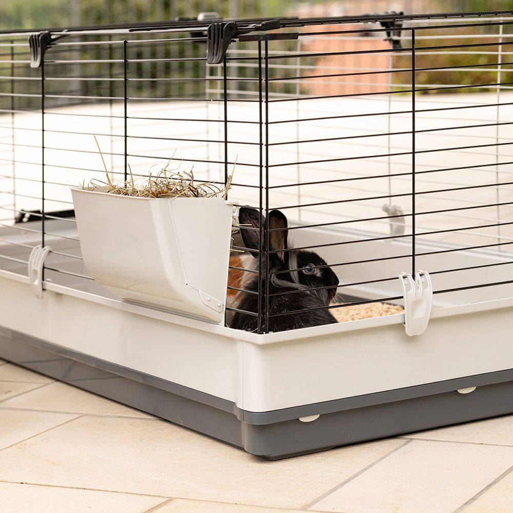 Ferplast - FERPLAST - Cage Cochon d'Inde - Cage Lapin - Maison Lapin - Clapier Lapin - accessoires inclus - Ouvrant et modulable 120 x 60 xh 50 CM - Krolik XL - Imagen 7